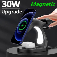 4 in 1 Multifunctional Magnetic Wireless Fast Charger