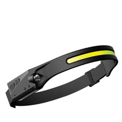 Rechargeable LED Induction Riding Headlamp Flashlight