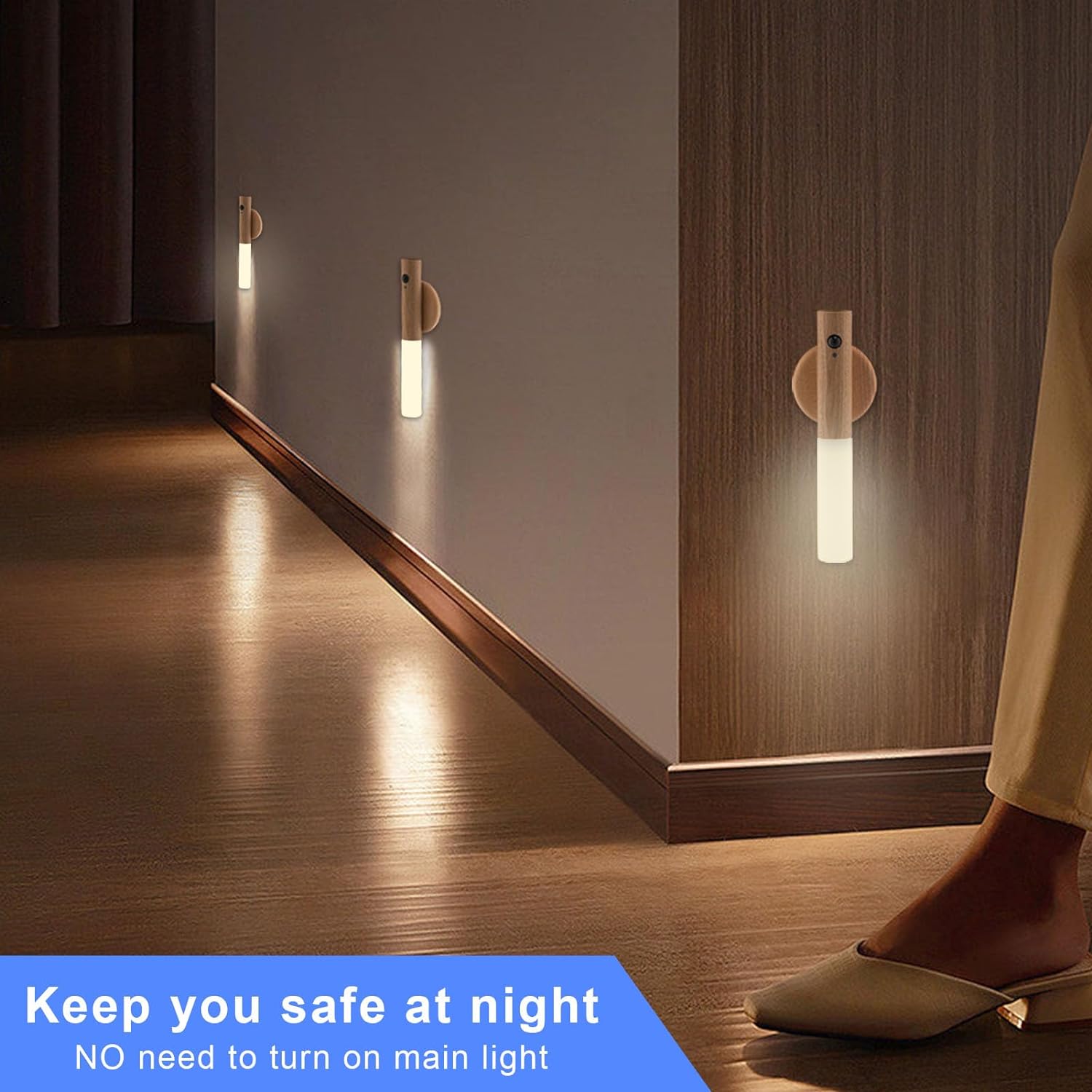 LED Automatic Motion Sensor Lights Wall Lamps