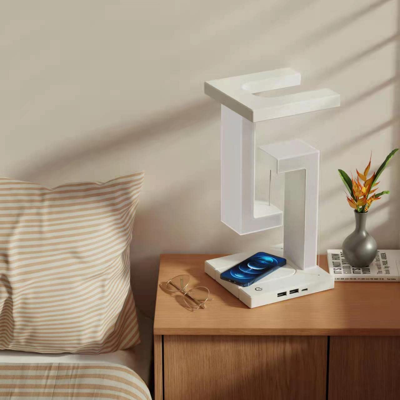 Elevate Your Space with Lamp & wireless Charging