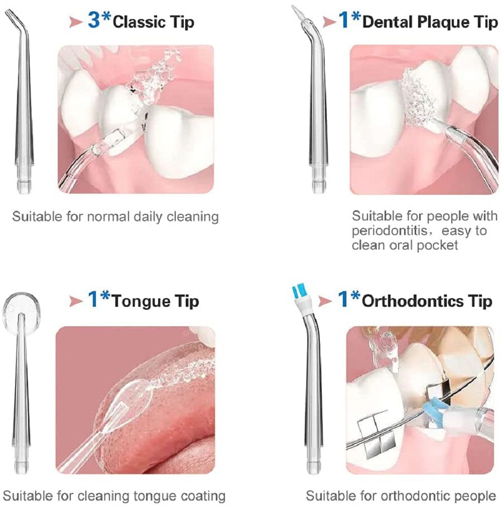 Rechargeable and Portable Water Flosser For Healthy Teeth