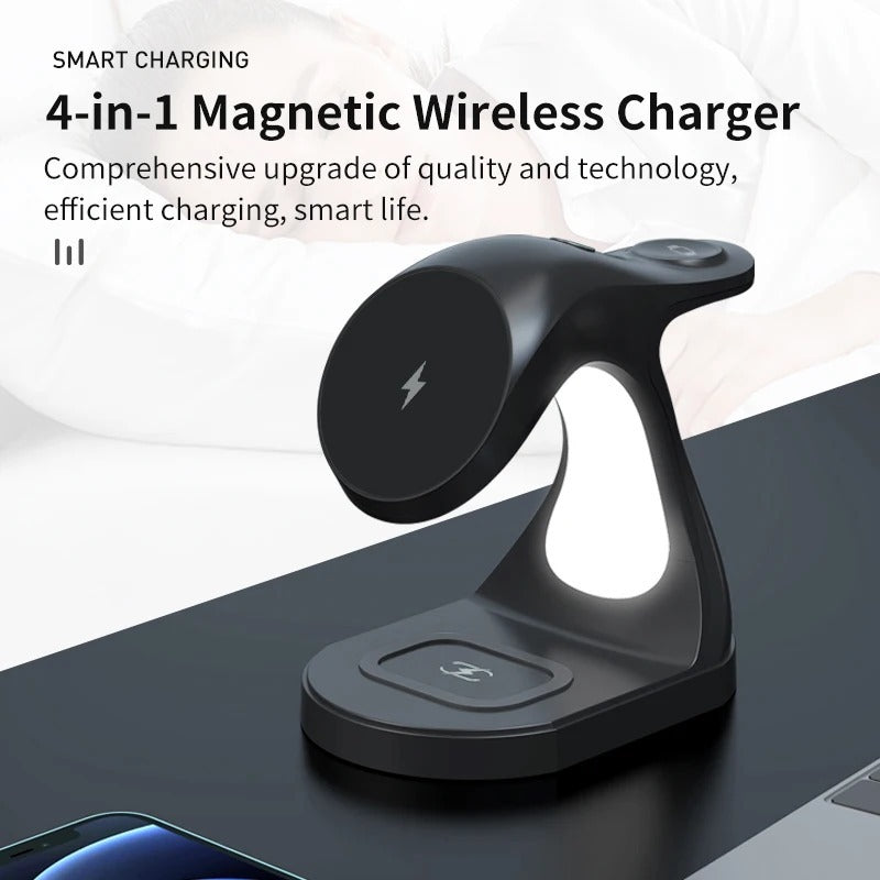 4 in 1 Multifunctional Magnetic Wireless Fast Charger