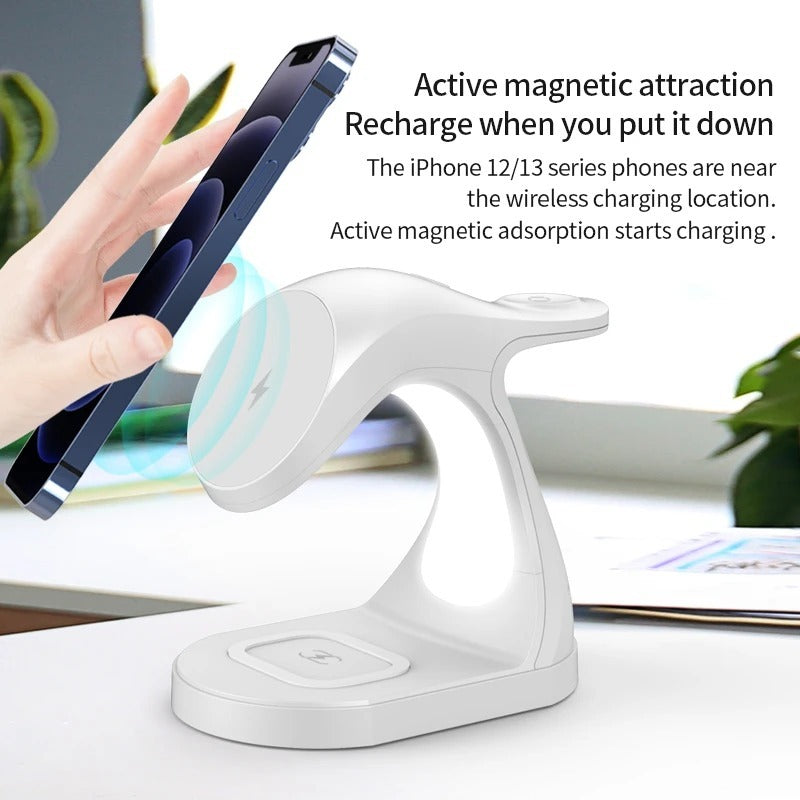 4 in 1 Multifunctional Magnetic Wireless Fast Charger